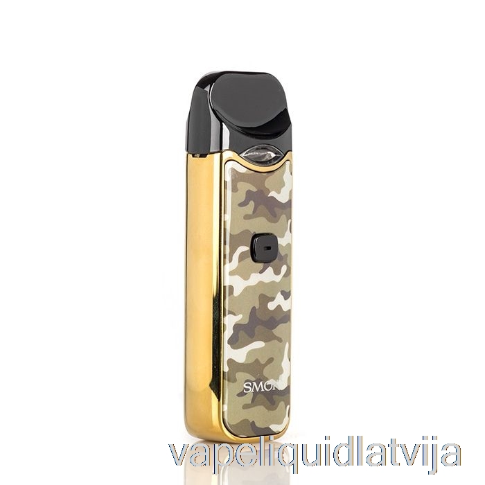 Smok Nord 15w Pod Komplekts Gold Camo Vape šķidrums